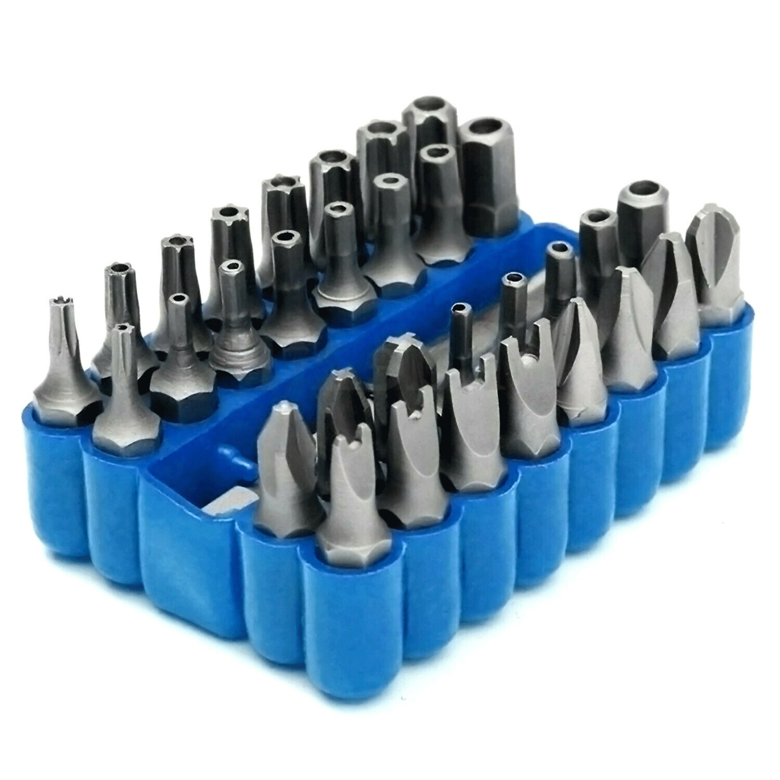 Security Tamper Proof Bit Set 33pc Torq Torx Hex Star Spanner Tri Wing Screwdriv
