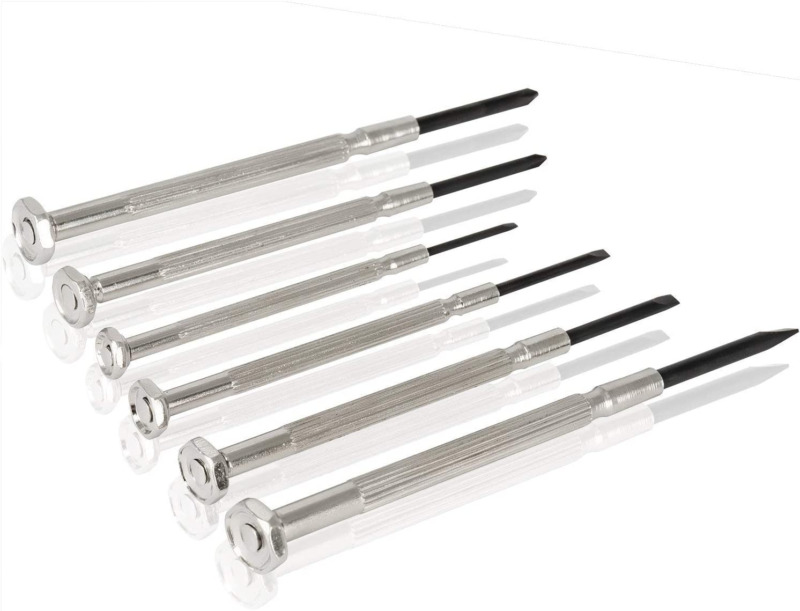 US 6 Pcs Mini Screwdriver Set Eyeglass Precision Repair Tool Kit with 6 Size