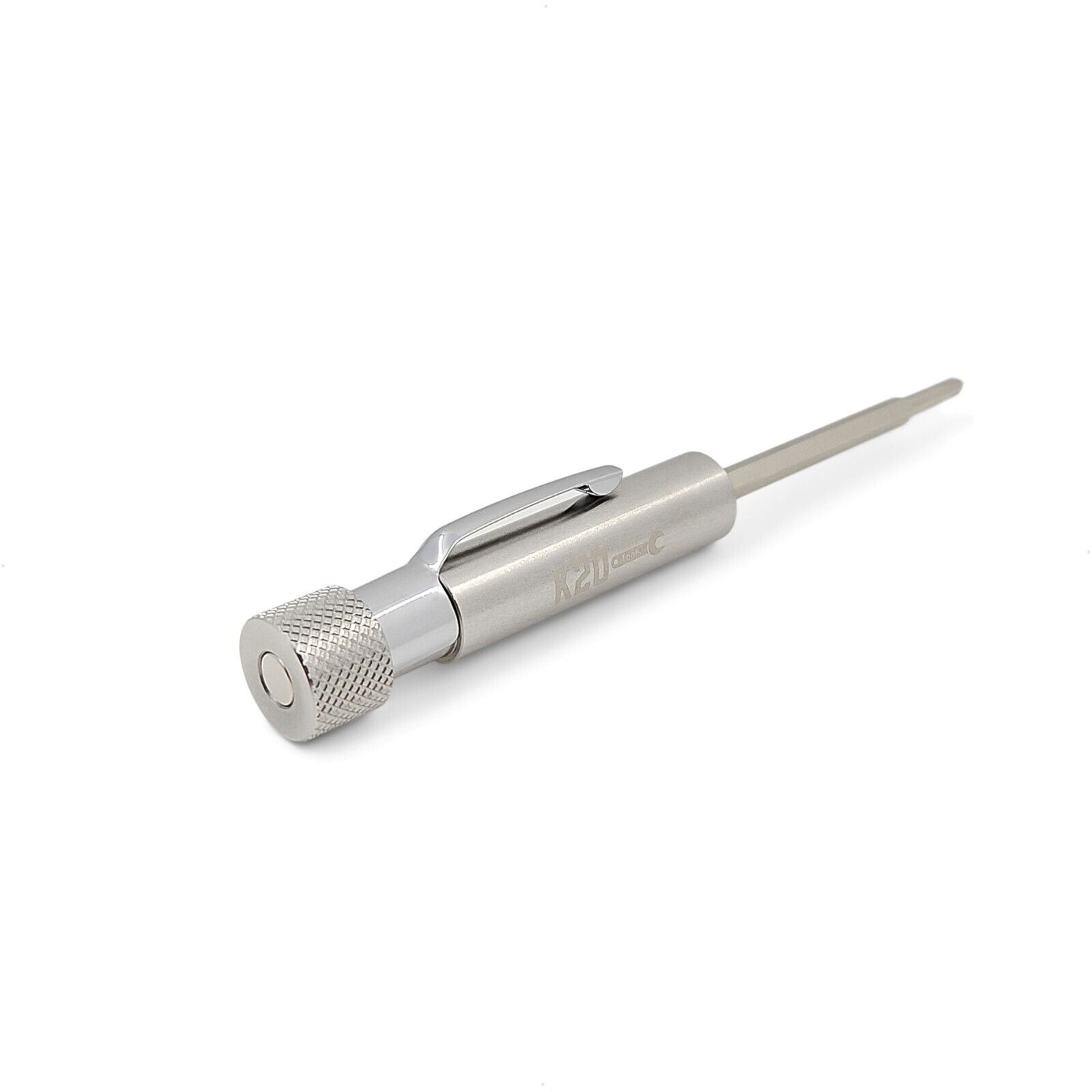 Pocket Screwdriver with Clip and Magnet - Phillips Slotted Flat - K20 TOOL'S