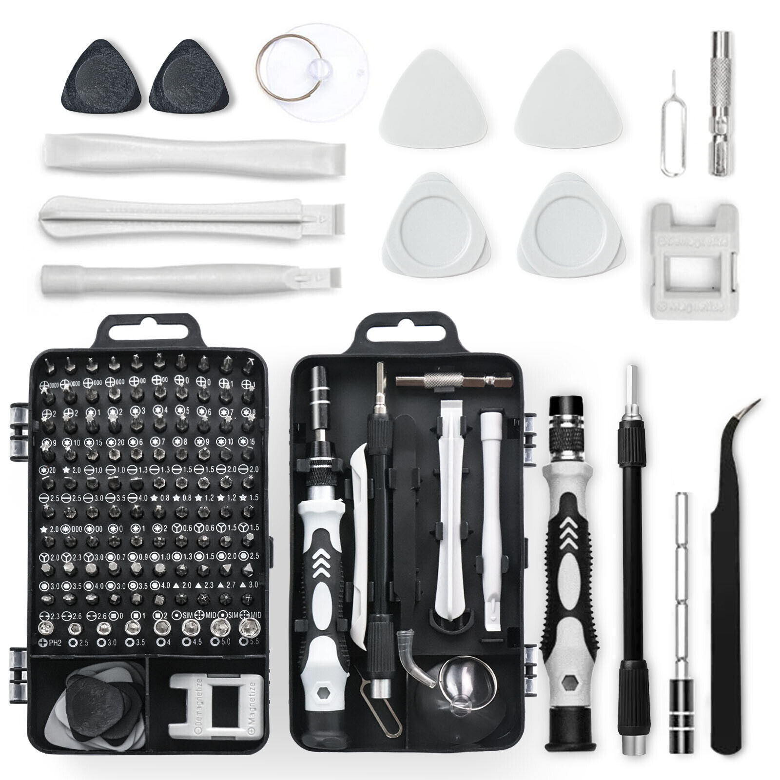 Tools 115 in 1 Magnetic Precision Screwdriver Bit Set PC Phone Repair Tool Kit