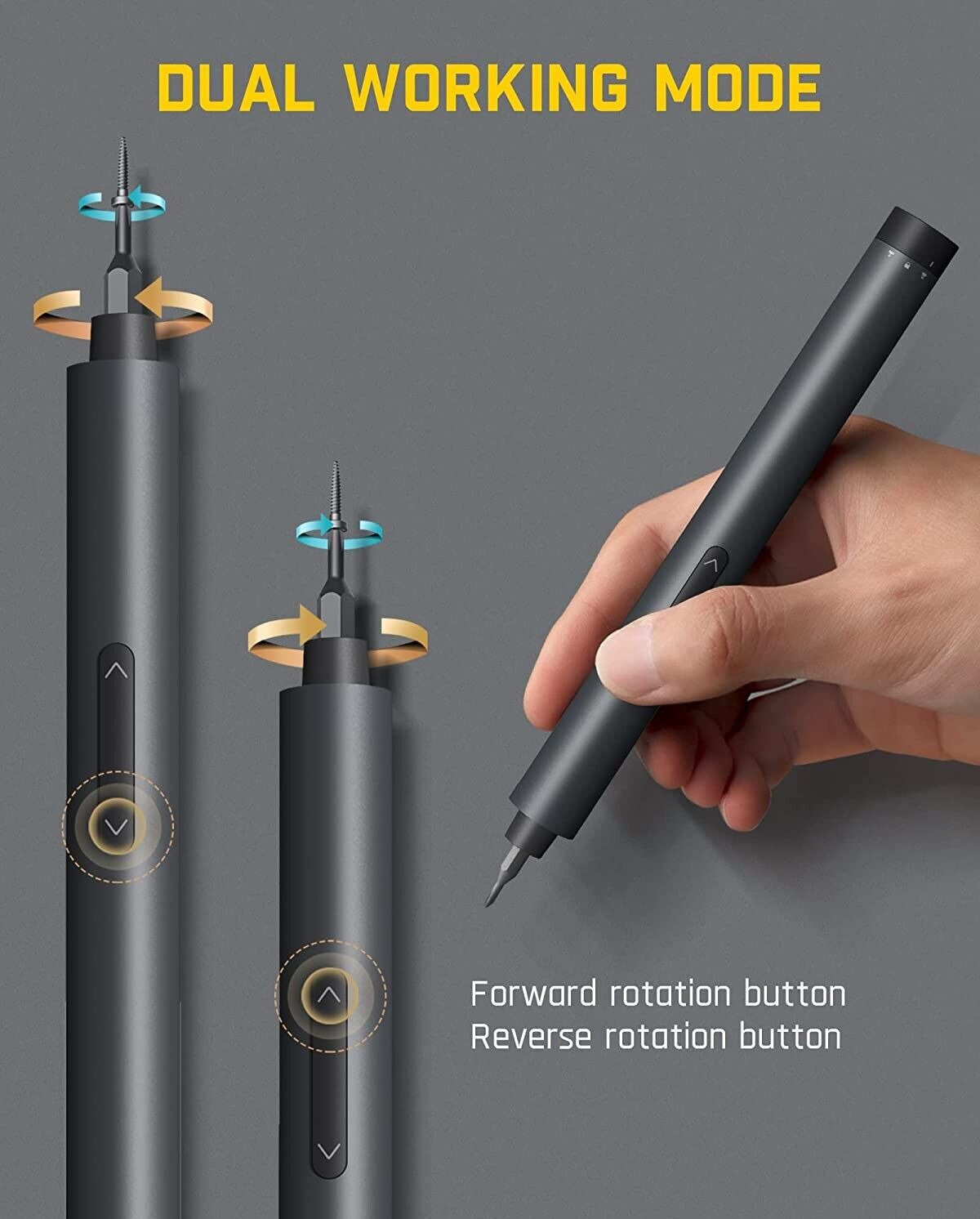 Fanttik NEX E1 Pro Mini Electric Precision Screwdriver Set w/ 24 Magnetic Bits