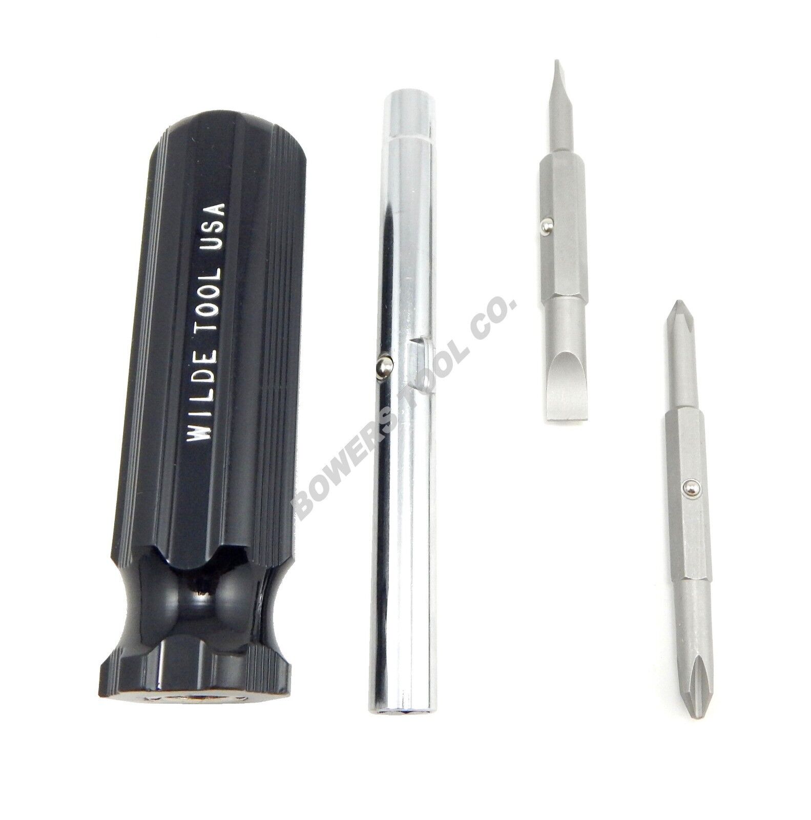 Wilde 6 in 1 Screwdriver Phillips Flat Slotted Multi Bit 6-1 USA MADE SW6