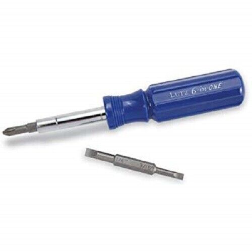 LUTZ 6-IN-1 Screwdriver by Gorilla Glue (Blue)