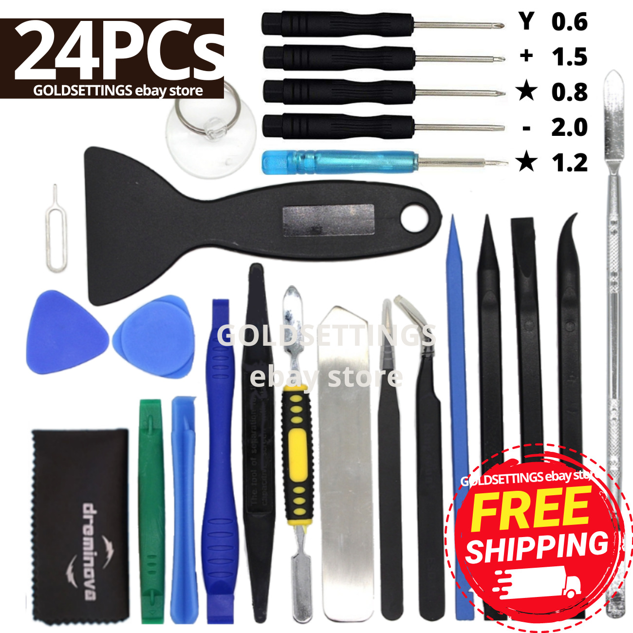 General Opening Repair Tool Kit Screwdriver Set PC Cell Phone Electronics Laptop