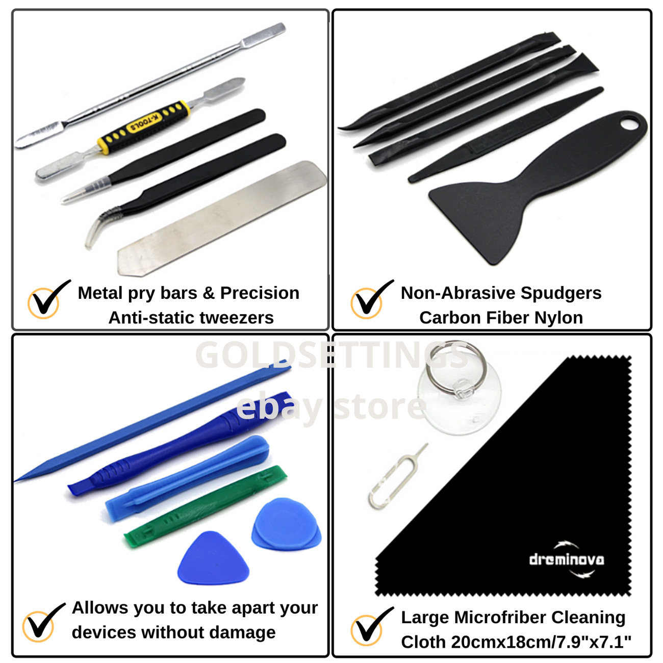 General Opening Repair Tool Kit Screwdriver Set PC Cell Phone Electronics Laptop
