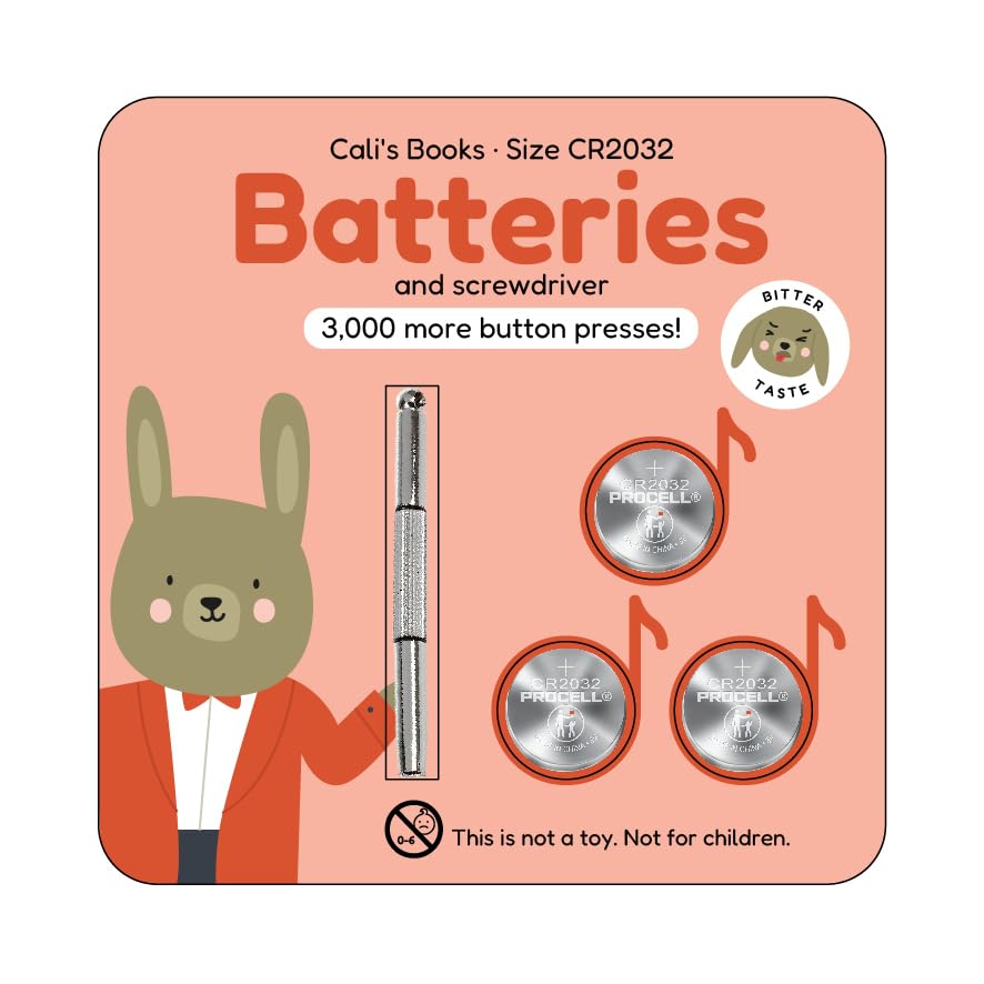 Interactive Musical Books Battery Kit: 3 CR2032 Batteries