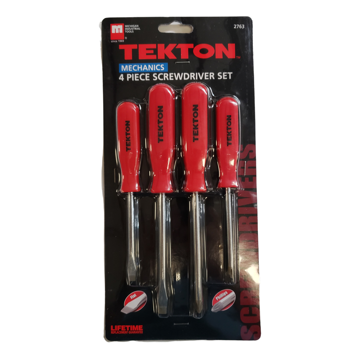 Tekton 4pc Mechanics Screwdriver set