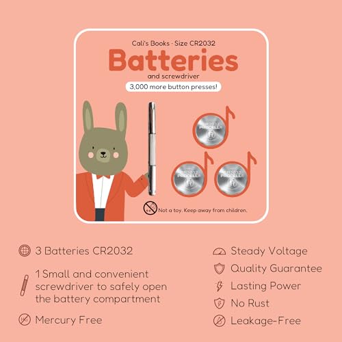 Interactive Musical Books Battery Kit: 3 CR2032 Batteries