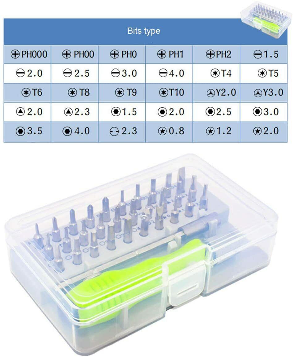 32 in 1 Professional Magnetic Screwdriver Set Computer all Phone Repair Tool Kit
