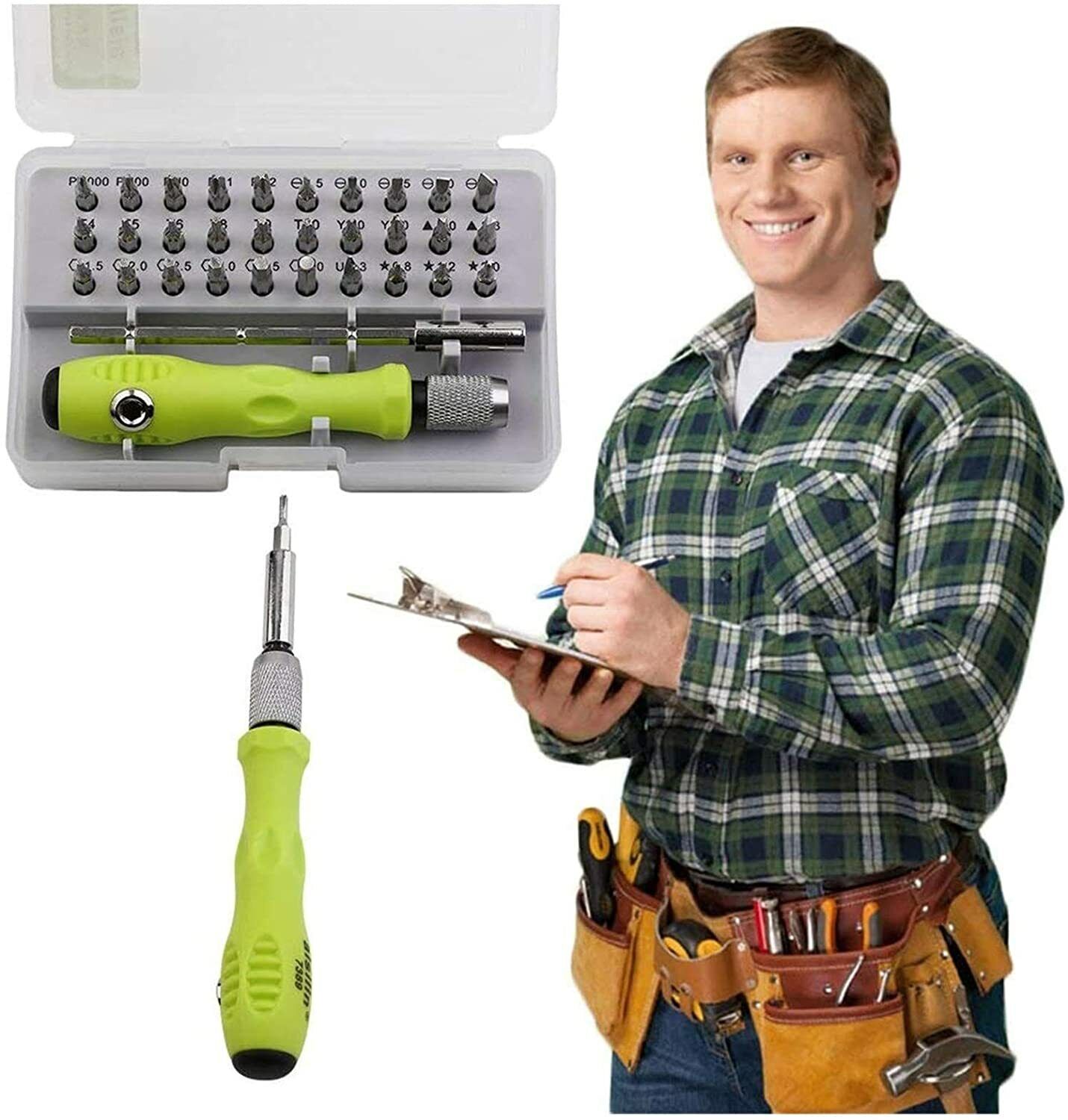32 in 1 Professional Magnetic Screwdriver Set Computer all Phone Repair Tool Kit