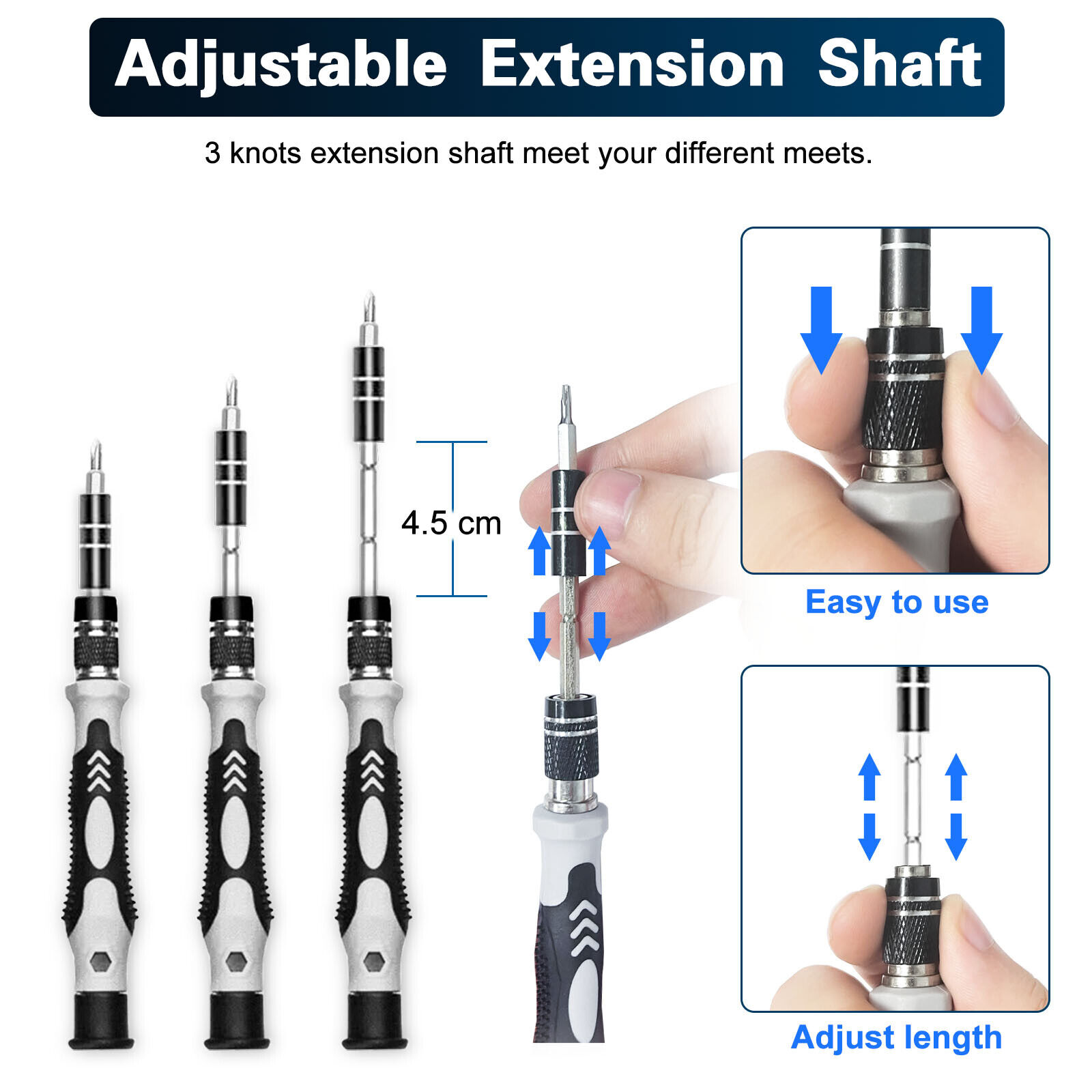 115 in 1 Precision Screwdriver Set Computer Laptop Repair Tool Kit Magnetic Bit