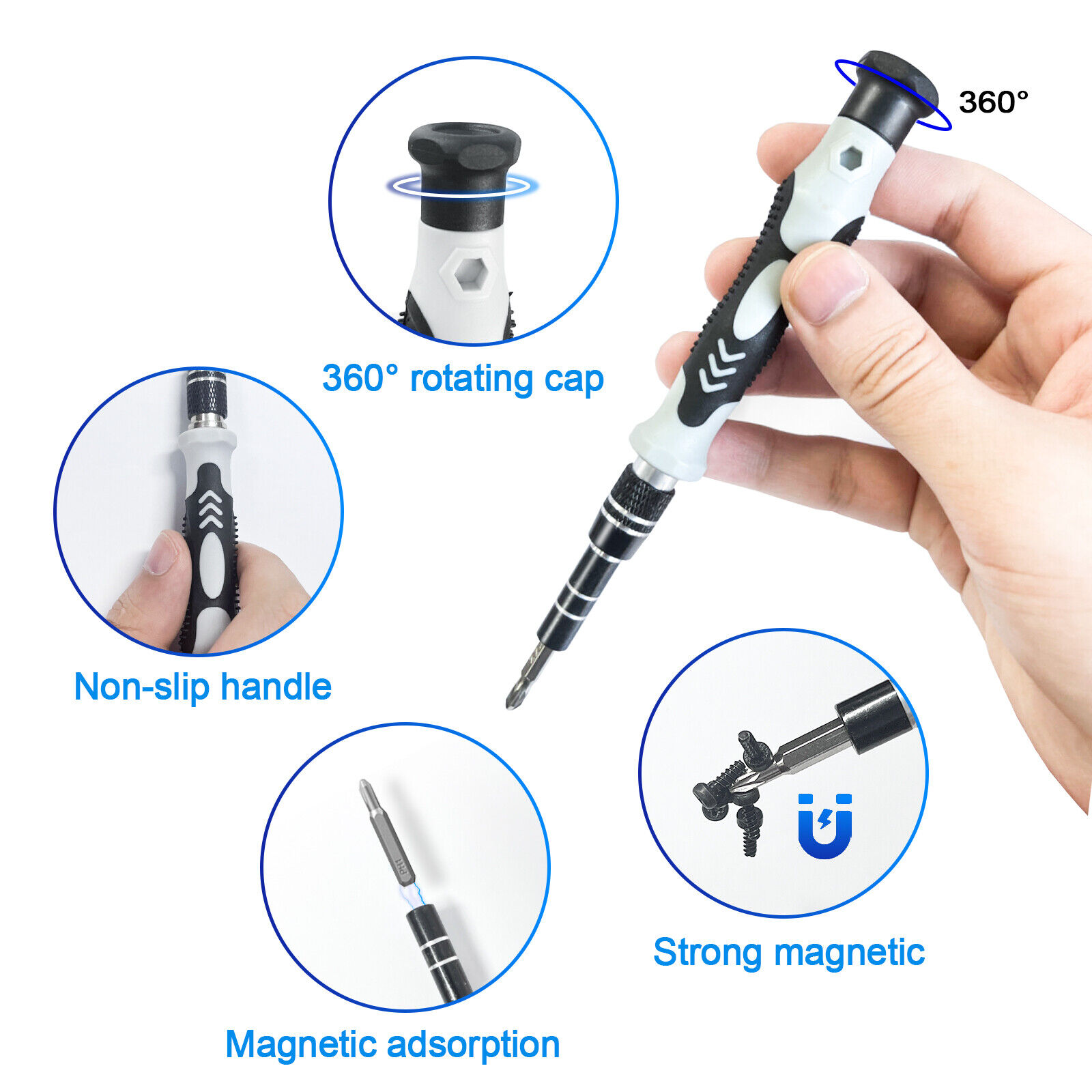 115 in 1 Precision Screwdriver Set Computer Laptop Repair Tool Kit Magnetic Bit