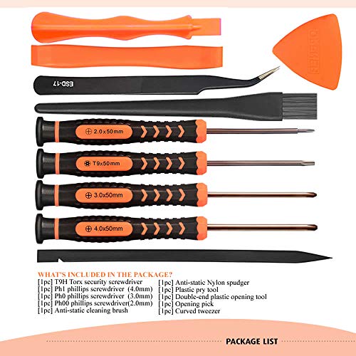 Sony PS4 PS5 Repair Tool Kit: TECKMAN TR9 Torx