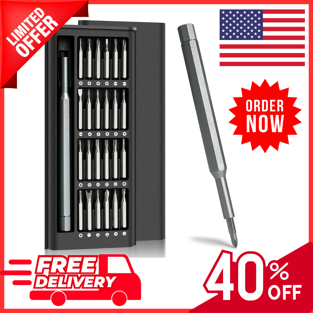 24 in 1 Magnetic Precision Screwdriver Set Computer Pc Phone Repair Fix Tool K**