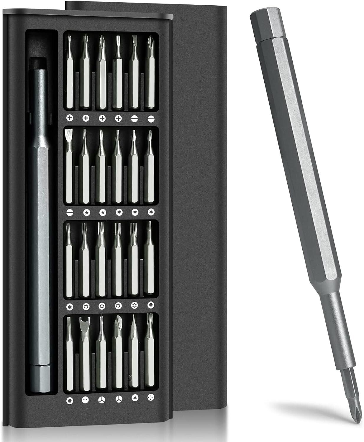 24 in 1 Magnetic Precision Screwdriver Set Computer Pc Phone Repair Fix Tool K**