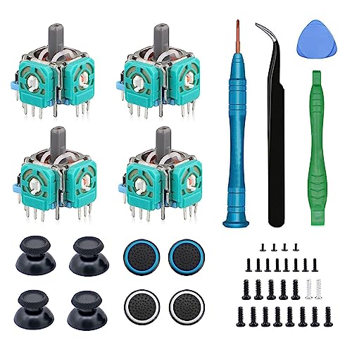 4PCS 3D Analog Joystick Repair Kit for PS5