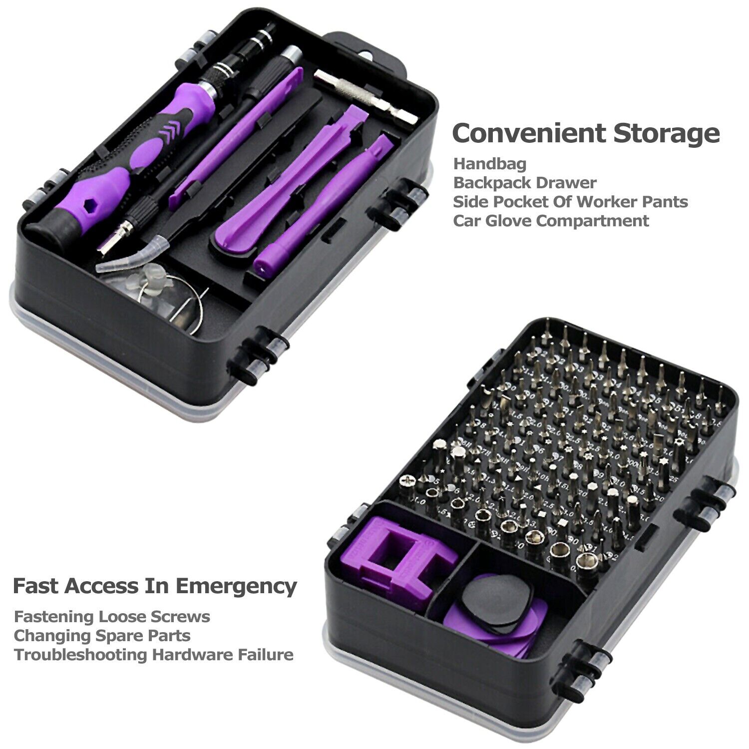 115 in 1 Magnetic Precision Screwdriver Set PC Phone Electronics Repair Tool Kit