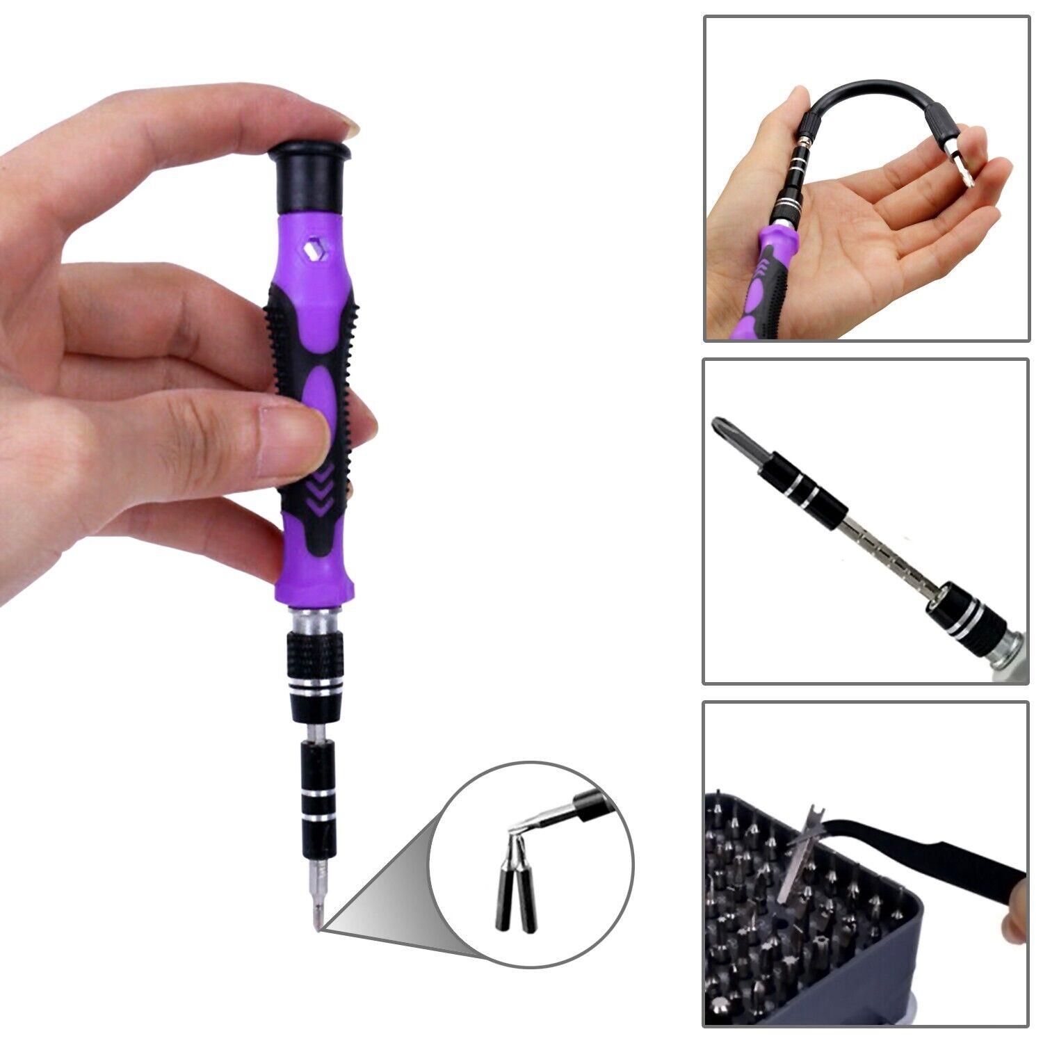 115 in 1 Magnetic Precision Screwdriver Set PC Phone Electronics Repair Tool Kit