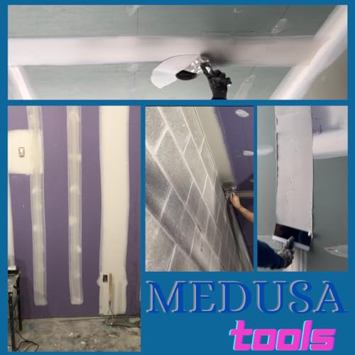 Stainless Steel Drywall Taping Knife Set -2",3",4",5",6",8",10",12" New Spackle and Putty Knives for Drywall Repair and Finishing Tools, Navajas para Drywall, Espátulas para Drywall