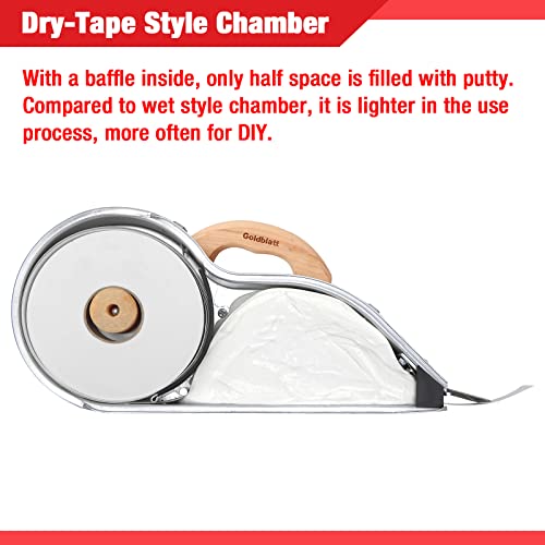 Goldblatt Banjo Tape Set Drywall Taping Tools with 10" Blue Steel Taping Knife, Lightweight & Comfortable Use for Finishing and Patching