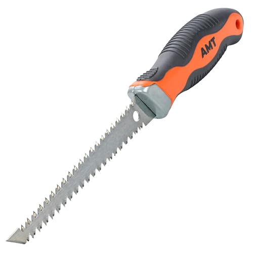 AMERICAN MUTT TOOLS Double Sided Drywall Saw – 6" Drywall Jab Saw with Ergonomic Grip – Drywall Cutting Tool, Sheetrock Knife, Keyhole Saw, Sheetrock Saw, Dry Wall Saw, Key Hole Saw, Jab Saw Drywall