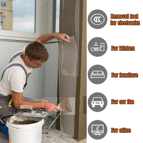 Putty Knife, 7PCS Paint Scraper Spackle Knife, Putty Knife Set, Taping Knives, Metal Putty Scraper, Stainless Steel Scraper Tool for Spreading Drywall Spackle Mud, Taping, Paint, Wallpaper, Decals