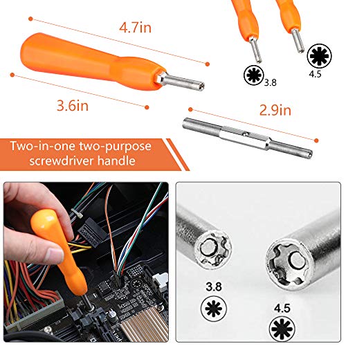 Vastar 17Pcs Triwing Screwdriver Set for Nintendo - Professional Repair Kit with S2 Steel