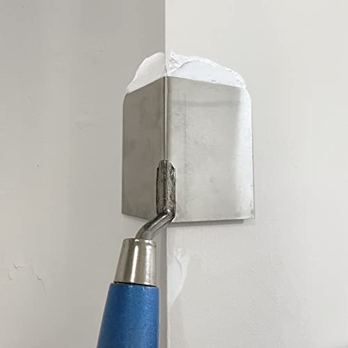 DAJAVE 2 Pack Drywall Corner Tool Set, 3 Inch Drywall Outside Corner Knife and Inside Corner Knife, with Soft Grip Handle, Stainless Steel Outside Inside Corner Drywall Tool