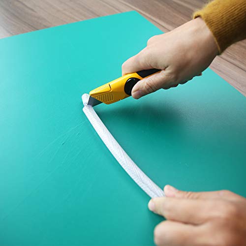 XW Fixed-Blade Utility Knife, Non-Retractable Heavy Duty Drywall Cutter, Extra 10 Blades Included,2-Pack