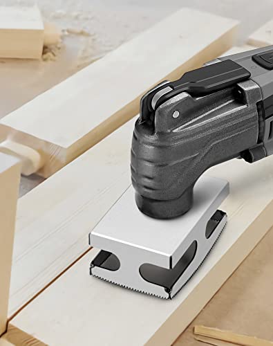 QWORK Square Slot Cutter, 2 Pcs Steel Sleeve Slotting Knife Square Rectangular Milling Cutter Engraving, One Step Hole Cutting Tool for Carving Milling Sheetrock/Wood/Drywall/Voltage Box