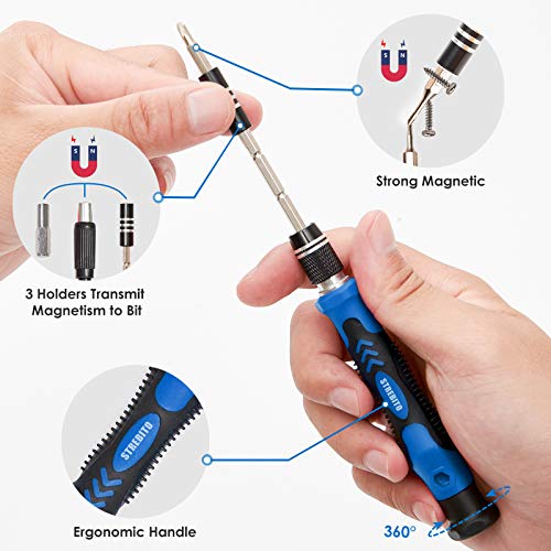 142-Piece Electronics Precision Screwdriver Set with 120 Bits