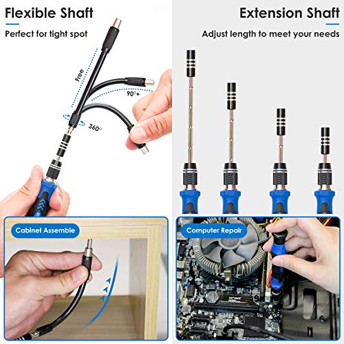 142-Piece Electronics Precision Screwdriver Set with 120 Bits