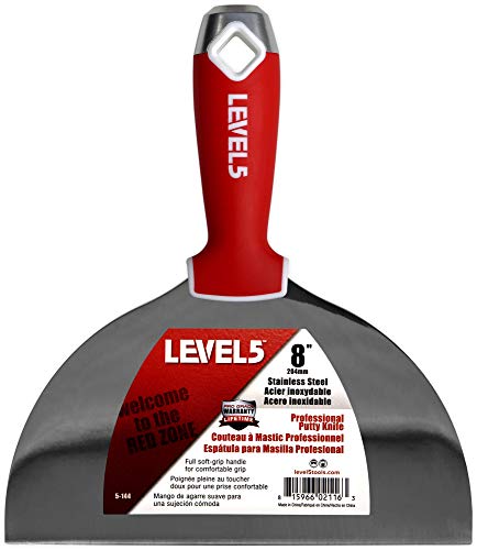 Joint Knife Set, Stainless Steel - LEVEL5 | Pro-Grade | Sheetrock Gyprock Drywall Plasterboard | 5-602