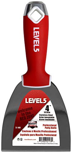 Joint Knife Set, Stainless Steel - LEVEL5 | Pro-Grade | Sheetrock Gyprock Drywall Plasterboard | 5-602