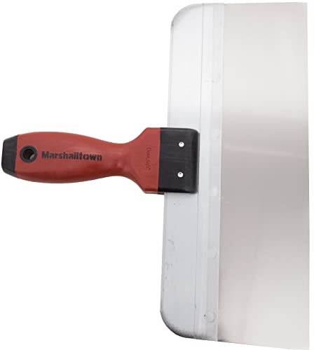 MARSHALLTOWN DuraSoft I Taping Knife,12 Inch, Stainless Steel Blade, Drywall, DuraSoft Handle, 3512SD