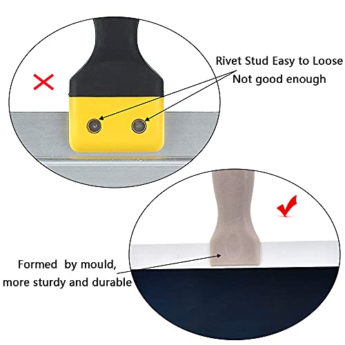 scottchen PRO Drywall Taping Knife 6-8-10in Blue Steel Blade Anti-Rust with Comfort Grip Handle - S/3