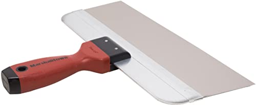 MARSHALLTOWN DuraSoft I Taping Knife,12 Inch, Stainless Steel Blade, Drywall, DuraSoft Handle, 3512SD