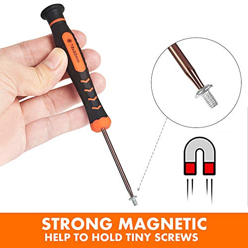 TECKMAN 10-Piece Magnetic Small Torx Screwdriver Set