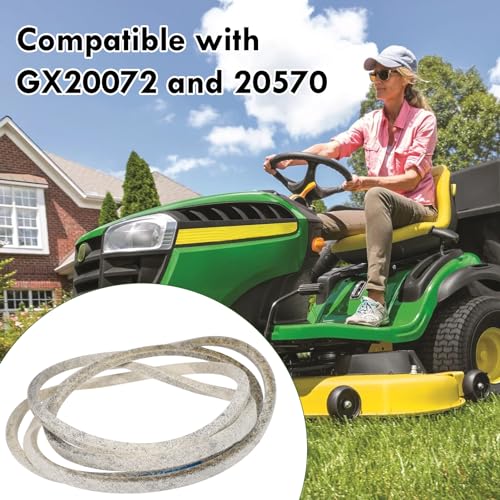 42 inch Lawn Mower Deck Belt Compatible with John Deere GX20072 & GY20570, Deck Drive Belt for L 100 130 1742 D100 D110 D120 D130 X110 X125 X145 E100 E110 E120