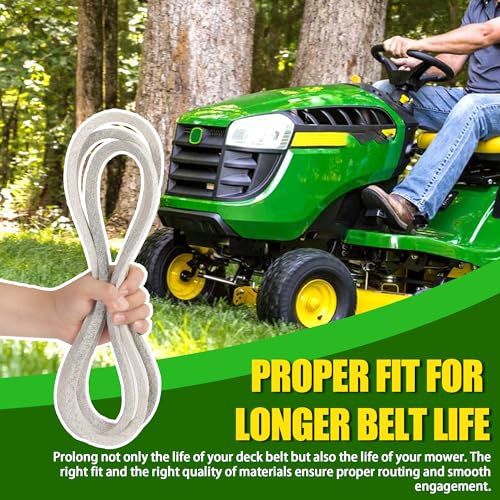 TonGass 42" Lawn Mower Deck Belt Compatible with John Deere Lawn Mower - Replaces Part Number GX20072 - Deck Drive Belt for Heavy-Duty Use - Compatible with 100 D100 E100 Series