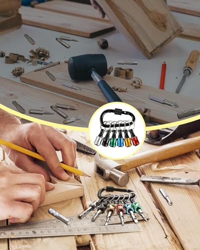 Push to Unlock Katerk 1/4" Hex Screwdriver Bit Holder