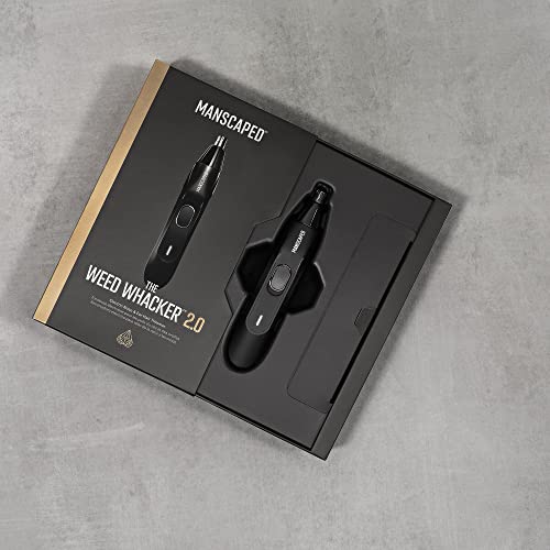 MANSCAPED® The Perfect Duo 5.0 Contains: The Lawn Mower® 5.0 Ultra Electric Groin & Body Hair Trimmer, The Weed Whacker® 2.0 Nose & Ear Hair Trimmer, The Shed Toiletry Bag