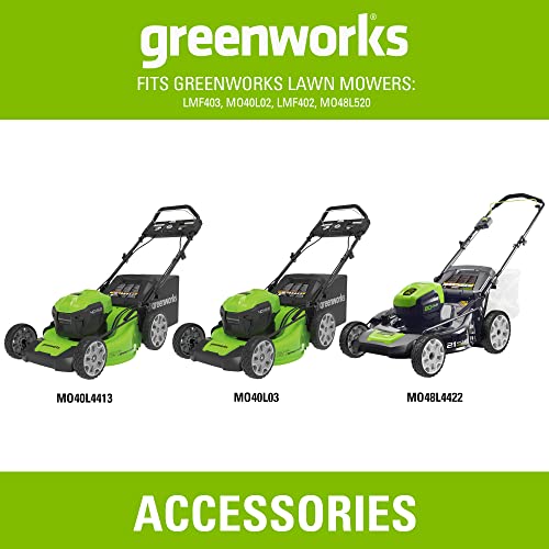 Greenworks Replacement Lawn Mower Blade (21" Mowers : MO40L4413, MO40L03, MO48L4422)