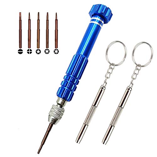 5-in-1 Eyeglass Repair Kit with Keychain Screwdriver