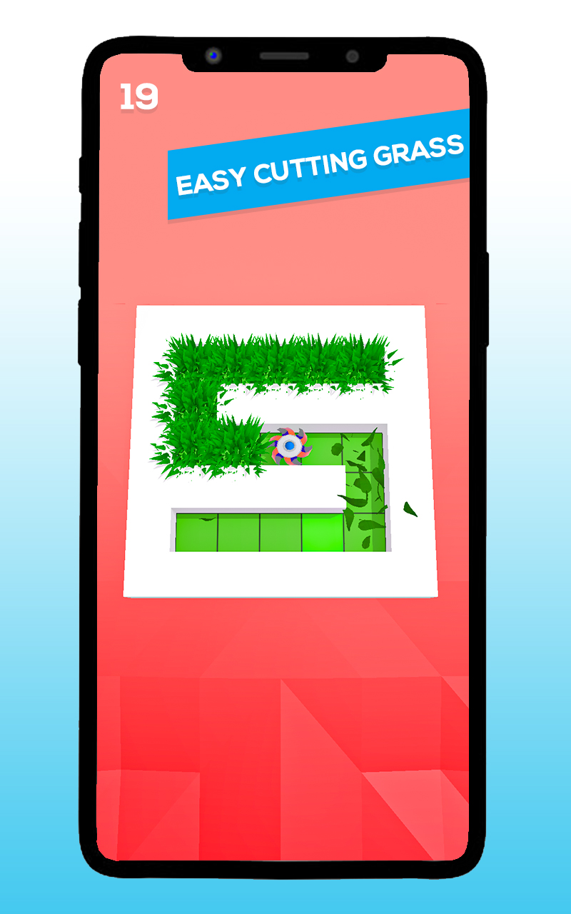 Grass Cutting Maze Puzzle! Cutter Grass Mowing Rush 3D - Cut Grass Lawn Mower Grass Cutting Maze Puzzle Game