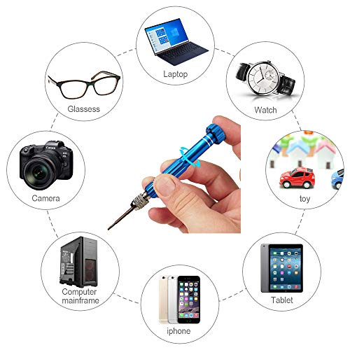 5-in-1 Eyeglass Repair Kit with Keychain Screwdriver