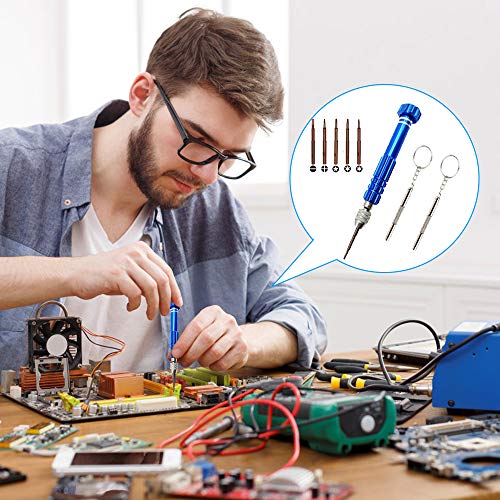 5-in-1 Eyeglass Repair Kit with Keychain Screwdriver