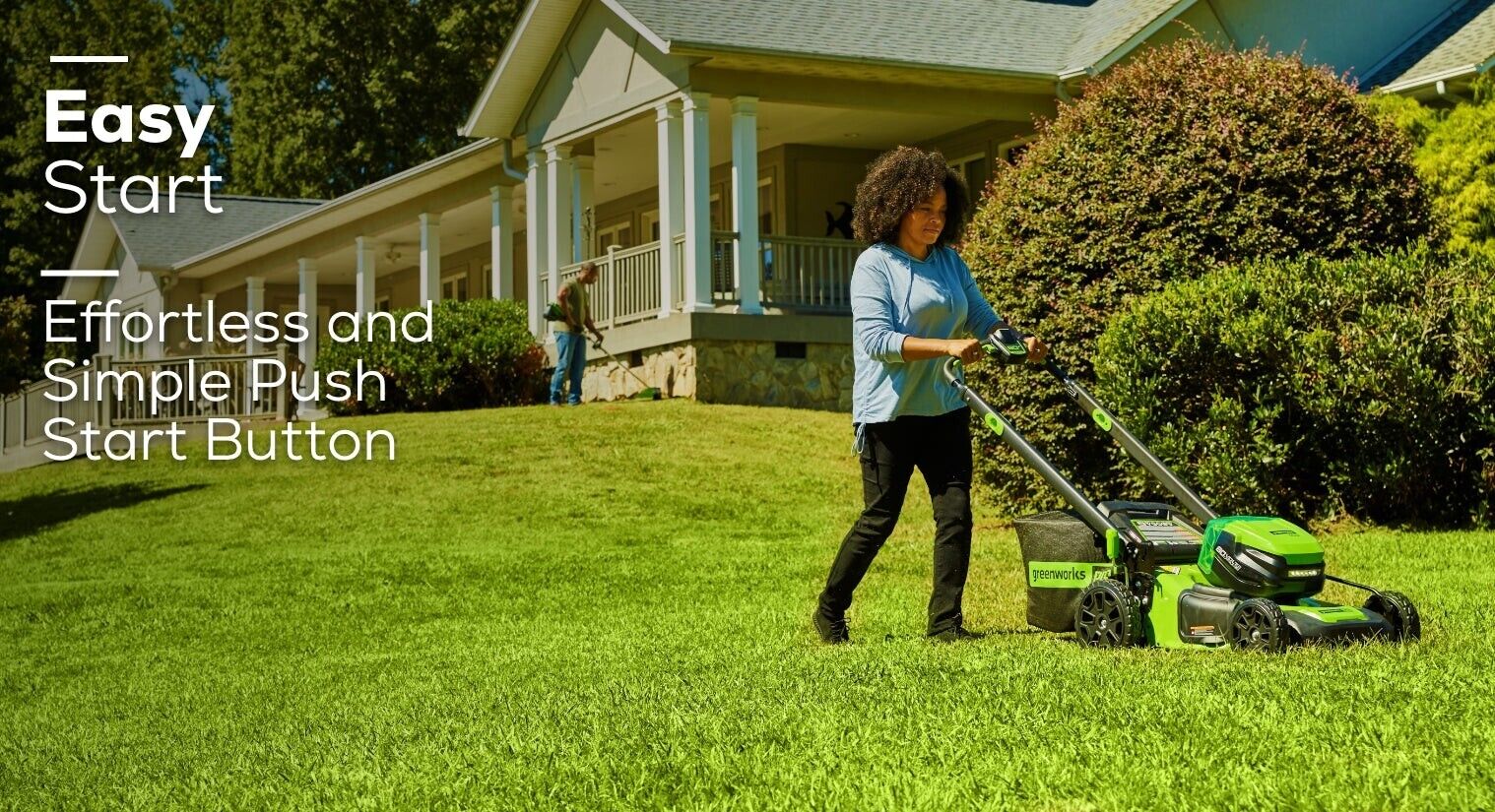 Greenworks 80V 21" Self-Propelled Mower with 4Ah 2Ah Battery & Charger (Renewed)