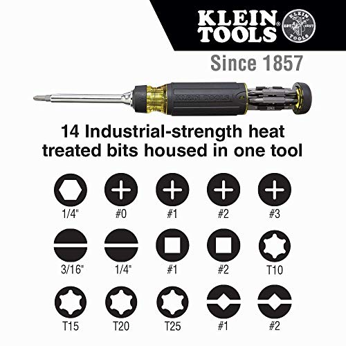 Klein Tools 15-in-1 Multi-bit Ratcheting Screwdriver