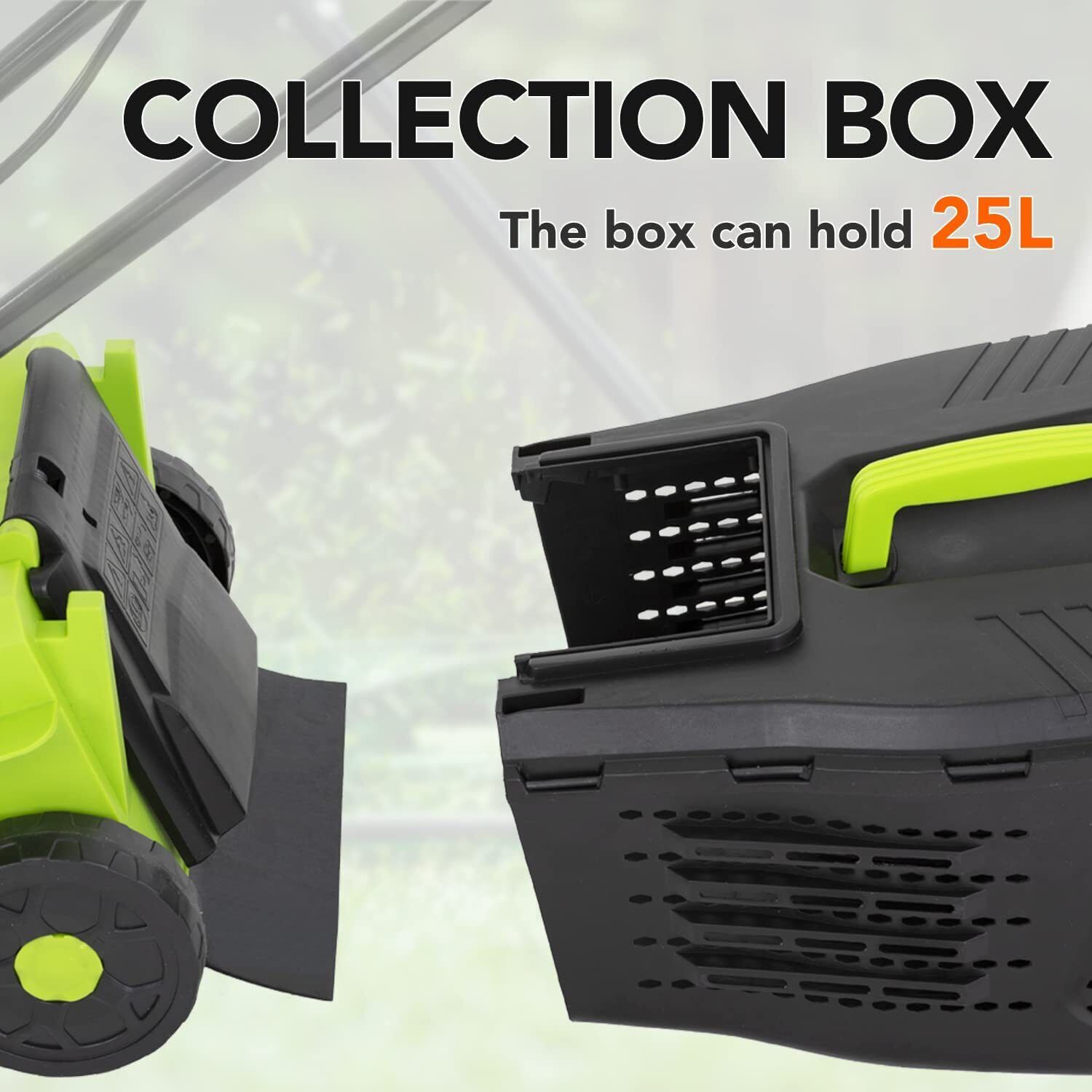 Electric Lawn Mower Grass 12 Amp 13 Inch Cutter Machine With Collection Box